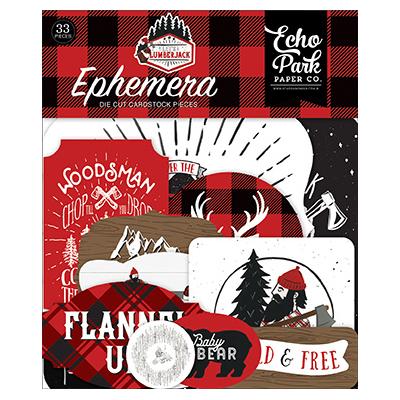 Echo Park Let's Lumberjack Die Cuts - Ephemera